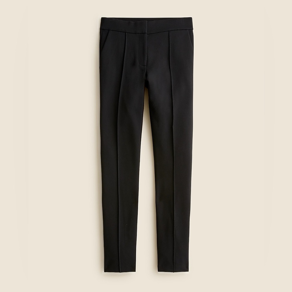 J. Crew Black Skinny Trouser in Italian Ponte Size 10